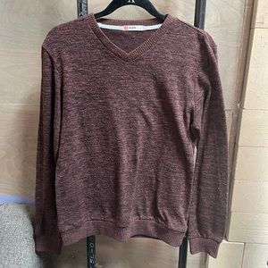 Maroon v neck sweater